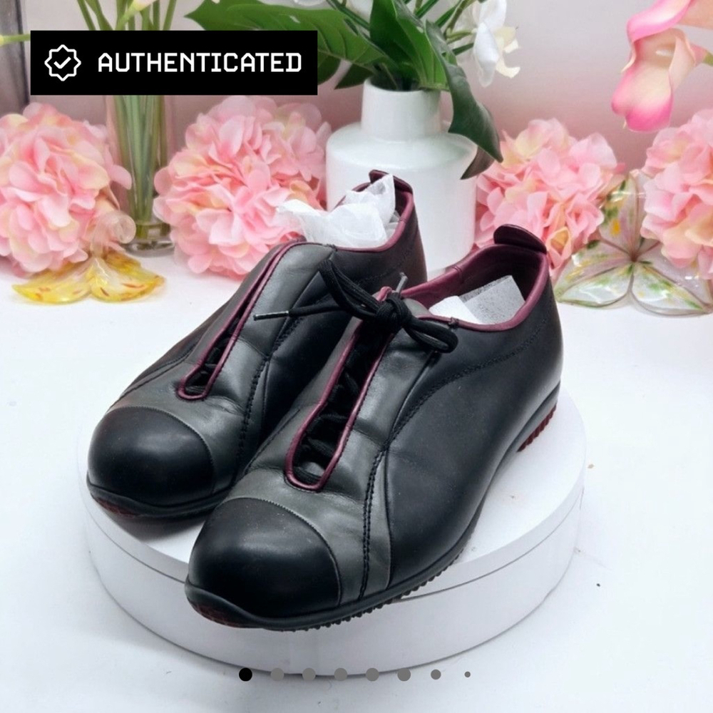 Prada 3-1506 Gray Burgundy Sneakers Sz 9 (fits 10)Made in Italy – Excellent Cond